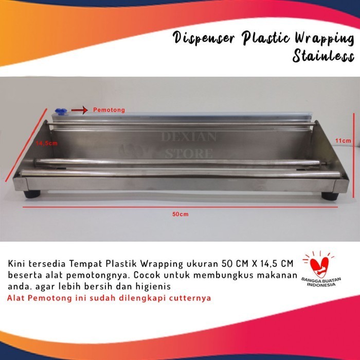 Alat pemotong plastik wrap (Dispenser plastik wrap)