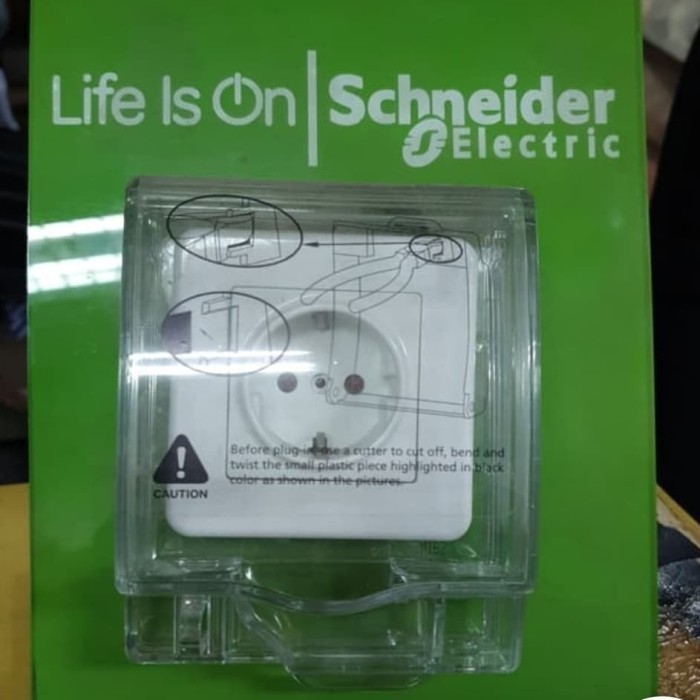 Tutup cover stop kontak bening Schneider kavacha
