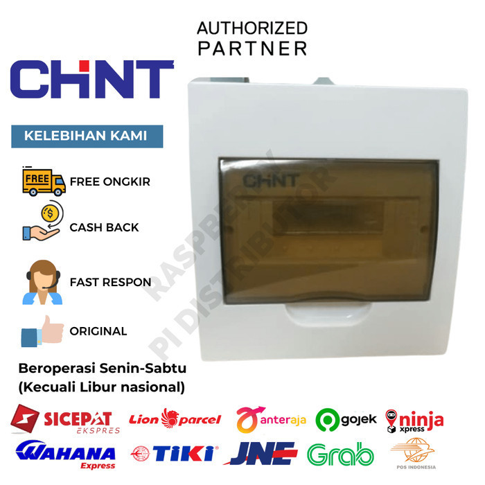 MCB Box Panel Listrik 8 Way Group Inbow - Chint