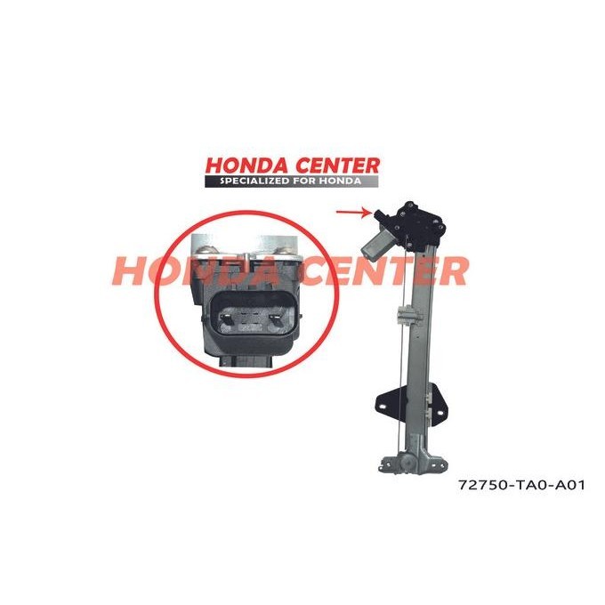 Regulator Dinamo Power Window Accord Cp2 2008 2009 2010 2011