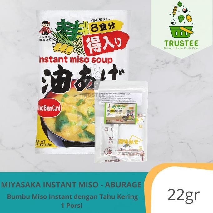 

populer] Miyasaka Shinshuichi Instant Miso Soup / Sup Miso Instan (1 porsi)