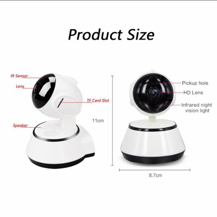 Diskon KAMERA CCTV IP V380PRO WIRELESS SMART WIFI 1080P 5MP FULL HD