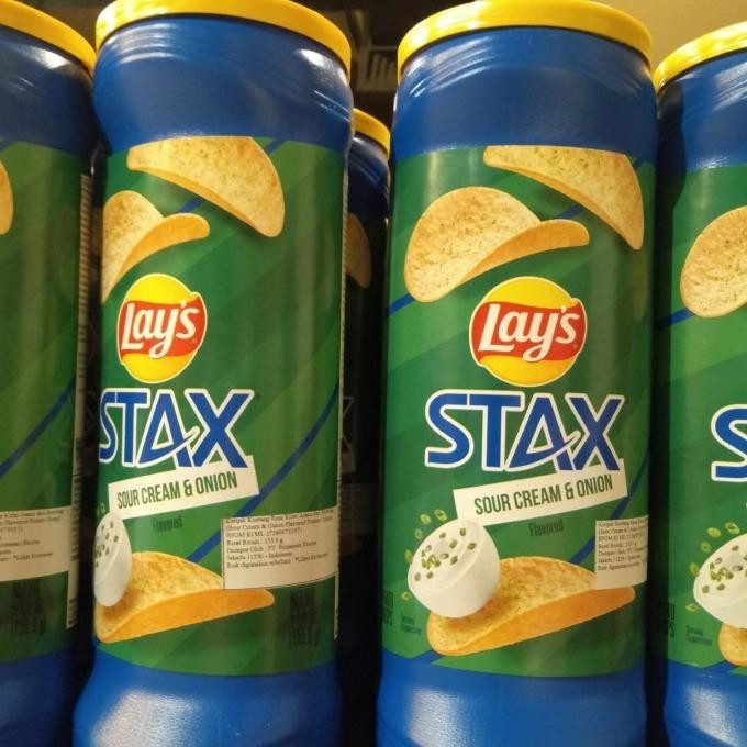 

Lay's Lays Stax Sour Cream & Onion Potato Chips 155.9g