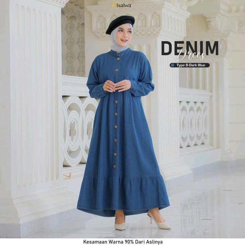 Gamis Jeans Wanita/Gamis Jeans Wanita Terbaru
