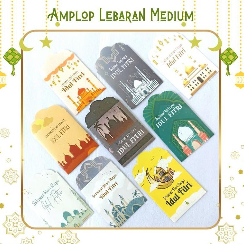 

Hot Sale (Isi 10) Amplop Lebara Medium Motif Muslim Good Quality
