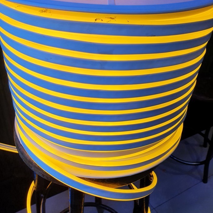 3 ROLL LED NEON 220V YELLOW ( KUNING )