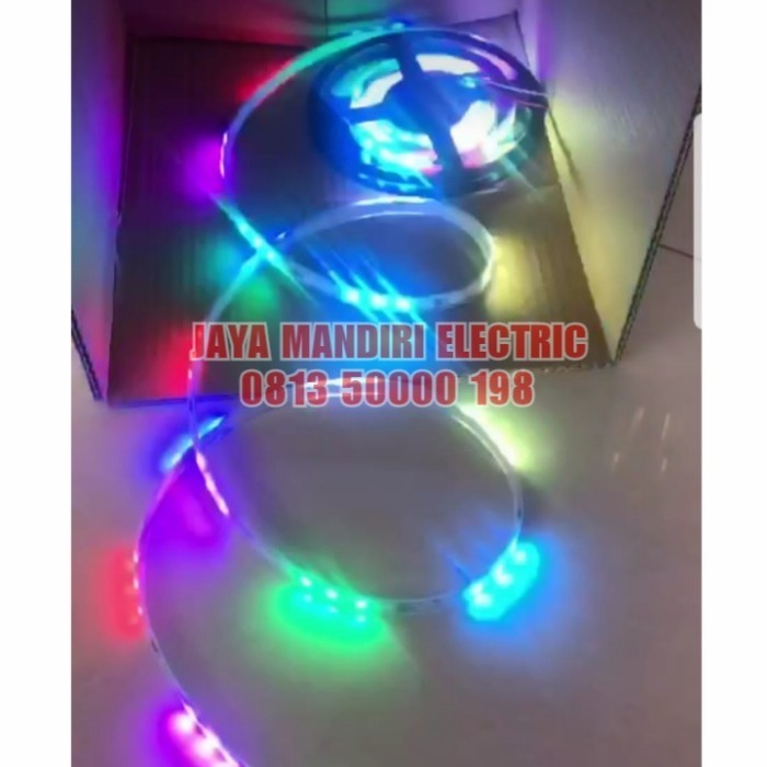 LAMPU LED STRIP RGB 5050 12V IP68 SELANG STRIP LED 5050 12VOLT RGB
