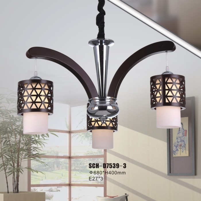 LAMPU HIAS GANTUNG PLAFON KAP MINIMALIS KAYU SCH D7539-3/5