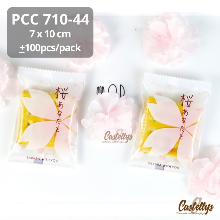 

------] Plastik Cookies PCC 710-44 Sakura Kue Kering Nastar Nougat Permen