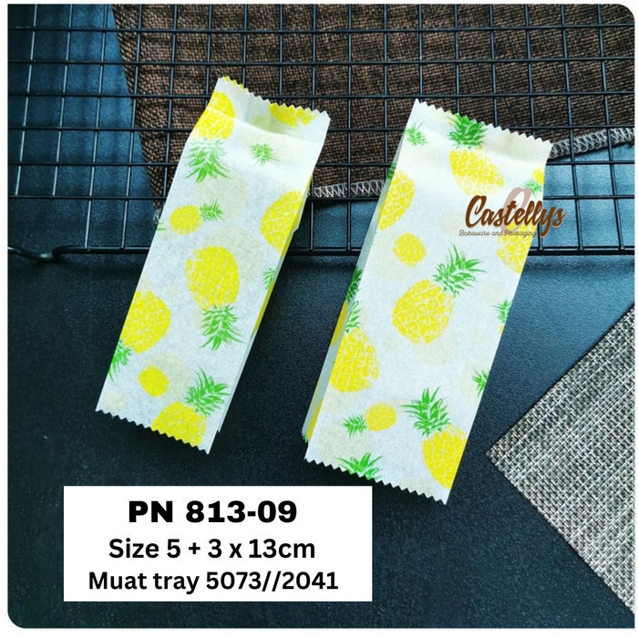 

<<<<<] Plastik Nastar PN 813-09 Nanas Platstik Kue Cookies Permen Snack dll