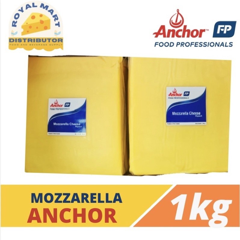 

Keju Mozzarella Anchor Kemasan 1Kg Anchor Mozzarella/ Keju Mozzarella/ Cheese/ Anchor