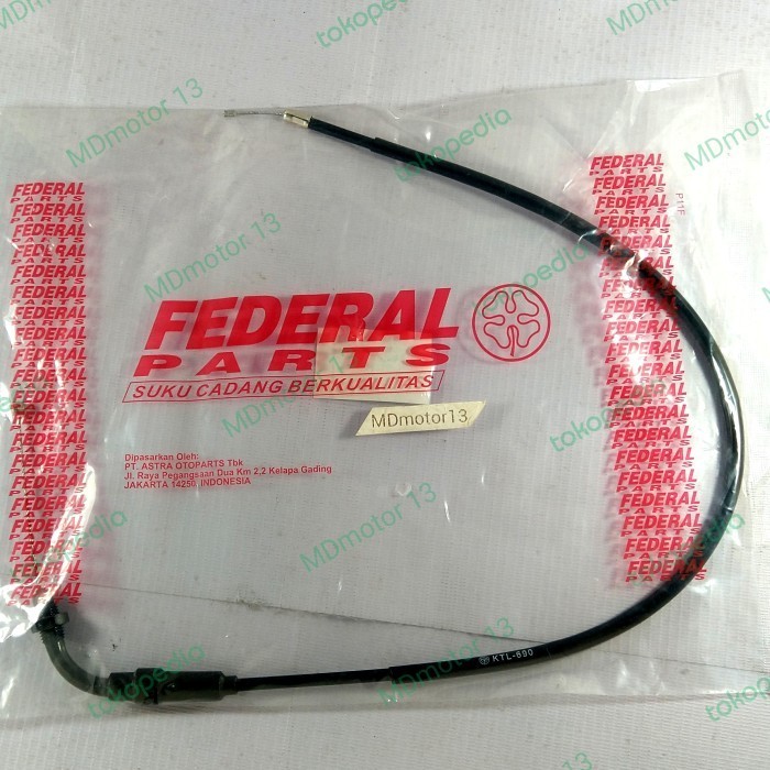 Baru KABEL TALI GAS MOTOR SUPRA FIT NEW SUPRA FIT X ORI ASLI FEDERAL PARTS