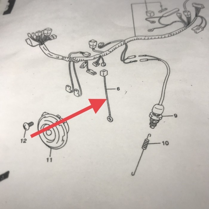 Baru Kabel Massa Satria 2tak Satria Hiu Satria Lumba Original SGP Japan