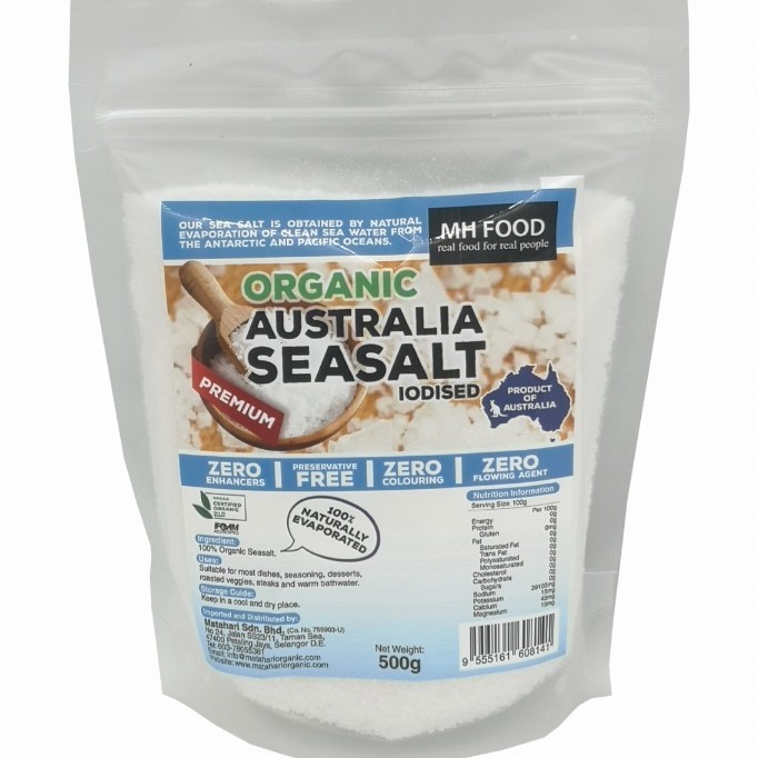 

Mh Organic Australia Seasalt 500Gr 075