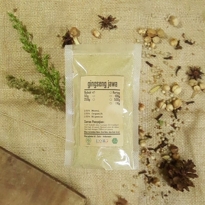 

Gingseng Jawa Bubuk 1 Kg - Talinum Paniculatum - Murni - Jsr - Rempah