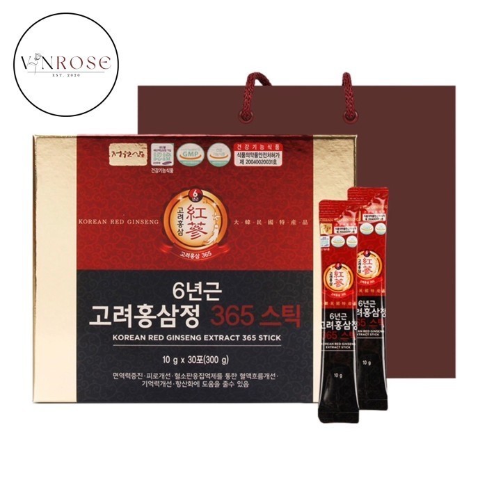 

[30 Stick] Korean Red Gingseng 6 Years Old Jung Won Sam Extract 365