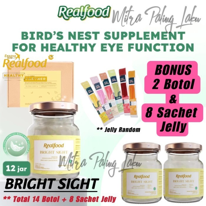 

Realfood Bright Sight 12 Jar Minuman Sarang Burung Walet