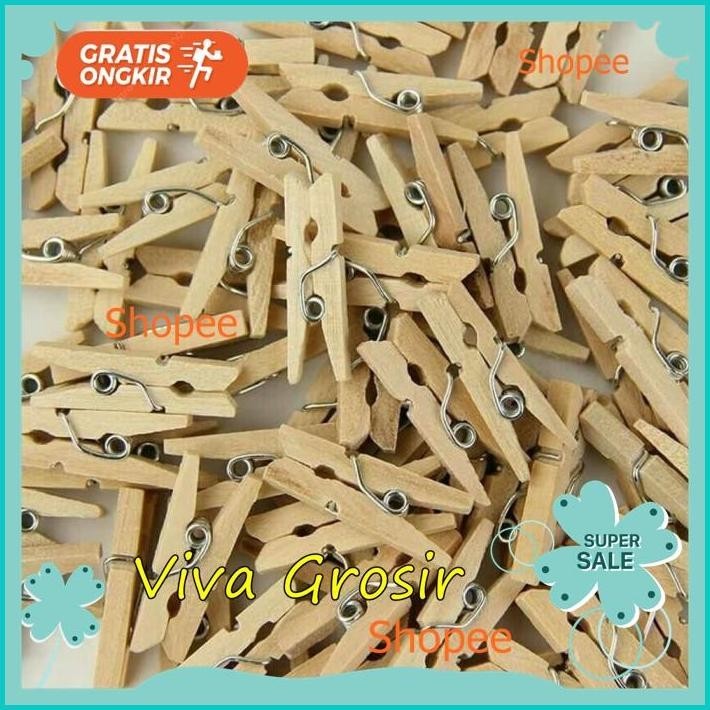 

(5 PCS - 3,5 CM) JEPITAN FOTO WOODEN CLIP PENJEPIT FOTO KLIP FOTO KAYU KUALITAS TERBAIK