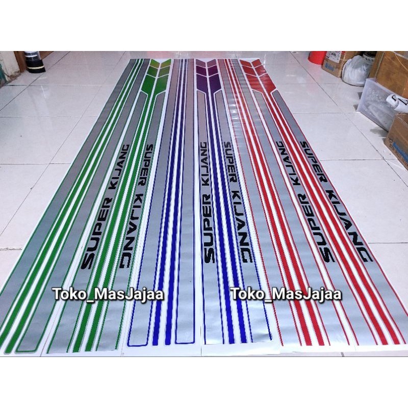 Sticker stiker list body kijang super lama short long / stiker kijang super kotak lama / sticker sti