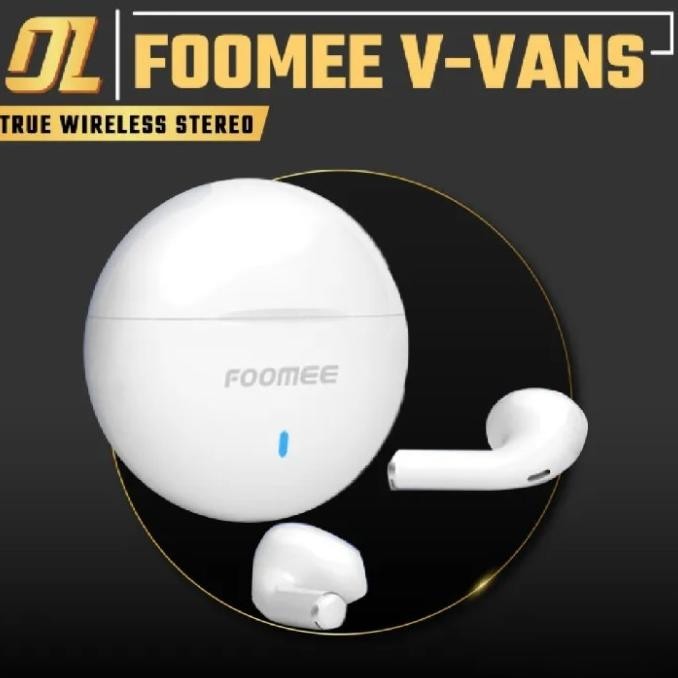 Tws V-Fans Foomee Wireless Stereo Headset Bluetooth Foome Earbuds Murah Berkualitas