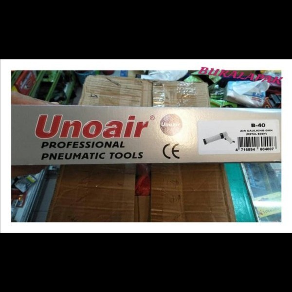 Air Caulking Gun Pneumatic B-40 Unoair Terlaris
