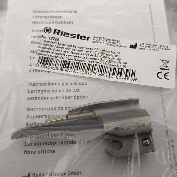 Blade 00 Laringoscope Riester Miller Bayi