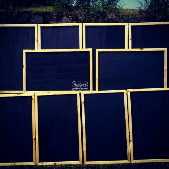 

Ready 40x60cm papan tulis kapur chalkboard gantung menu restaurant cafe