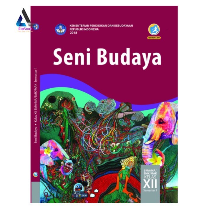 Buku Paket K13 Kelas 12 / Xii Sma Revisi Sbk Semester 1 Seni 3