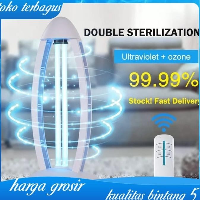 Lampu Uvc Sterilizer Ozone Lampu Disinfektan Uvc+Ozone 38W Putih