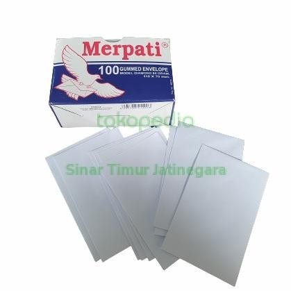 

Amplop Kecil Merpati Visit 80gr 11 cm x 7 cm 1 Pak Isi 100 Amplop