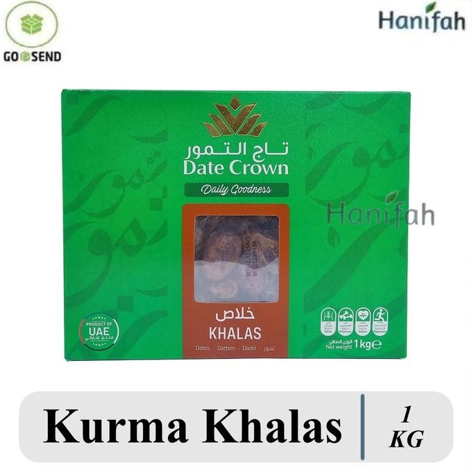 

Kurma Date Crown Khalas 1 Kg Original | Kurma Khalas Date Crown 1Kg