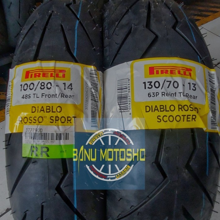 Paket Pirelli Diablo Rosso Honda Adv , Pcx 160 Ban Depan Belakang