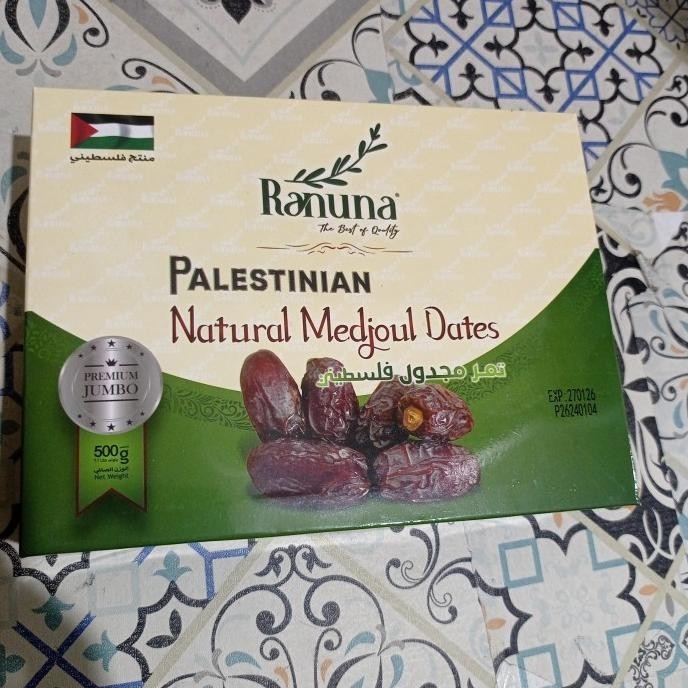 

Kurma Medjol Medjool Asli Palestina +- 500 Gr