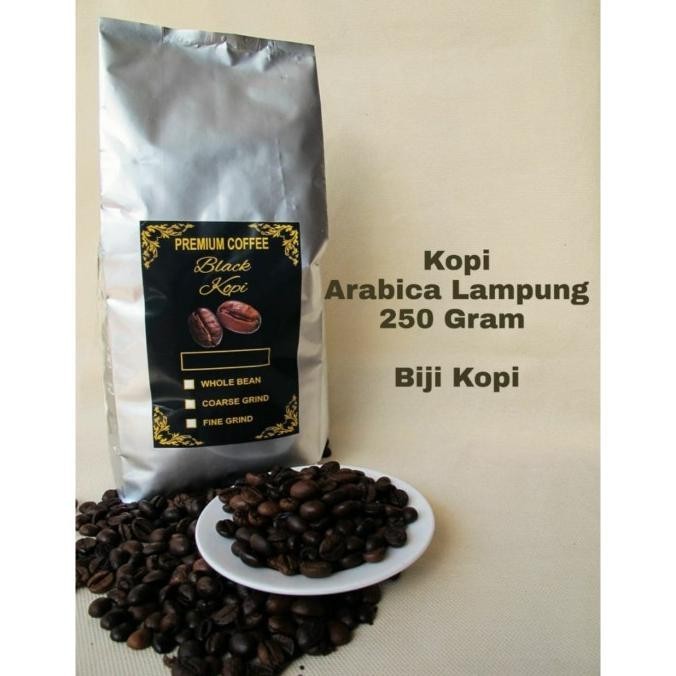 

KOPI LAMPUNG ARABIKA 250 GR - KOPI ARABICA LAMPUNG 250 GR - BIJI KOPI