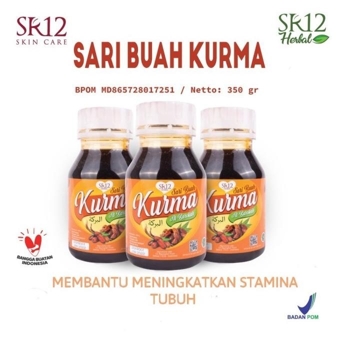 

Sari Buah Kurma Sr12 / Sari Kurma Asli / Meningkatkan Stamina Tubuh