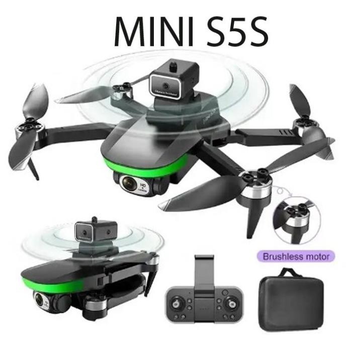 Drone S5S 4K Kamera Ganda Drone Mini Brushless Optical Flow