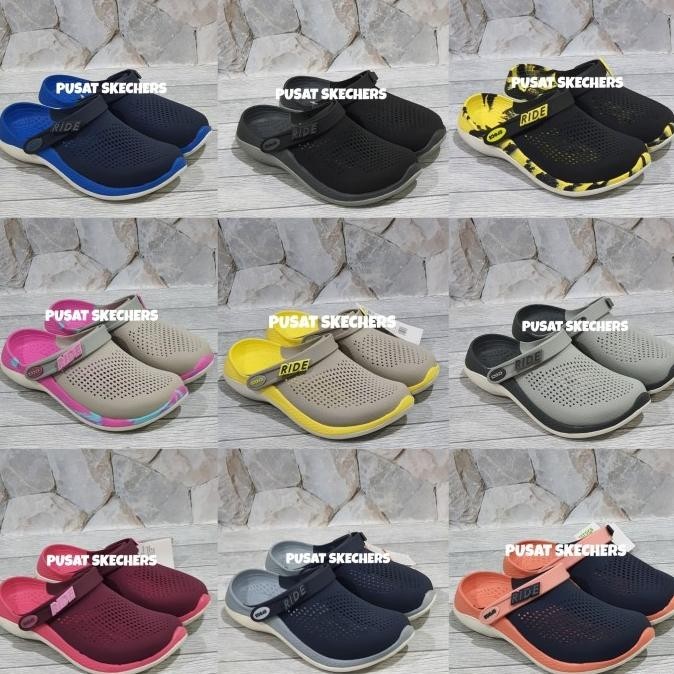 SENDAL CROCS / SEPATU SANDAL CROCS NEW LITERIDE 360 CLOG UNISEX ORI