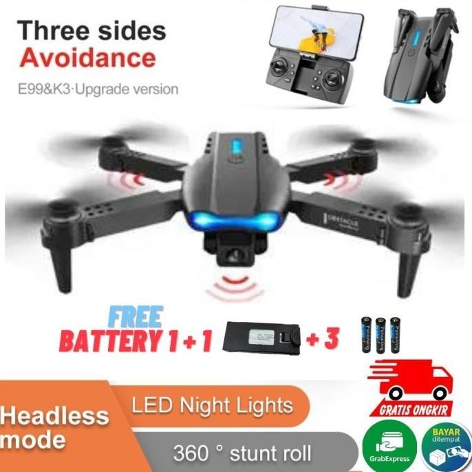 Drone Quadcopter E99 K3 Pro Camera 4K Baterai 1800 Mah