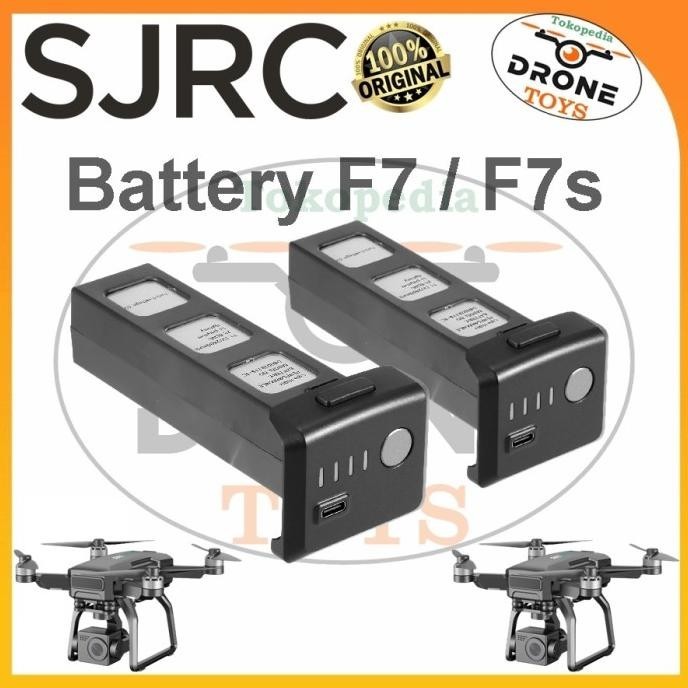 Battery Sjrc F7 4K Pro Baterai Lipo 11.1V 2600Mah Baterai Sjrc F7S Ori