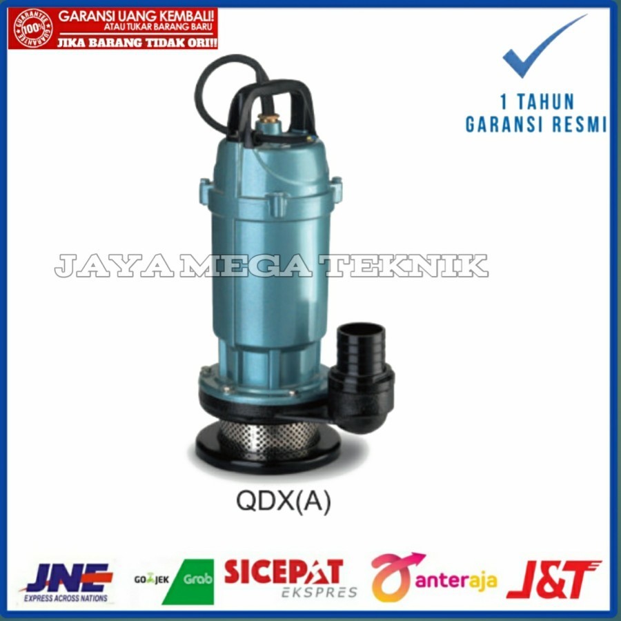 pompa celup 2.5Inch Otomatis 1Hp Submersible air bersih 750W