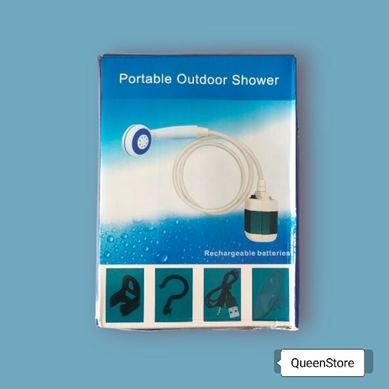 SHOWER CHARGER - PORTABLE OUTDOOR SHOWER ( SELANG KARET)