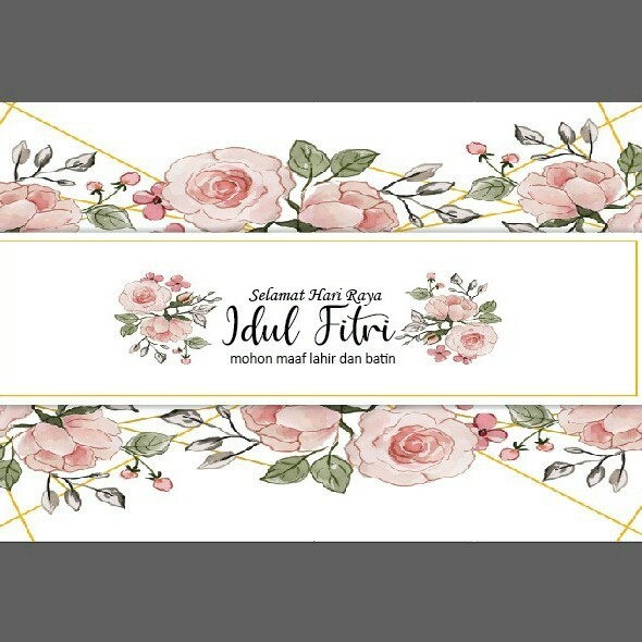 sticker box hampers idul fitri 8 pcs