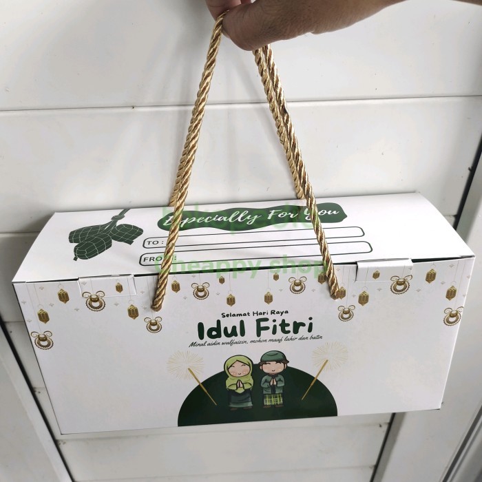 Idul Fitri Box Lebaran 3 Jar 600ml 750ml Box Lebaran Kue Kering Dus