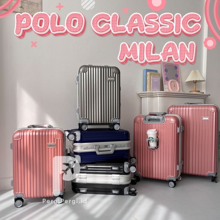 Koper Polo Classic Original Milan Series Koper Cabin 20 Inch 24 Inch