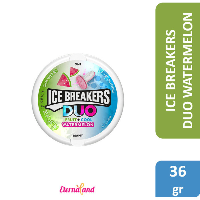 

Ice Breakers Duo Watermelon - permen rasa semangka