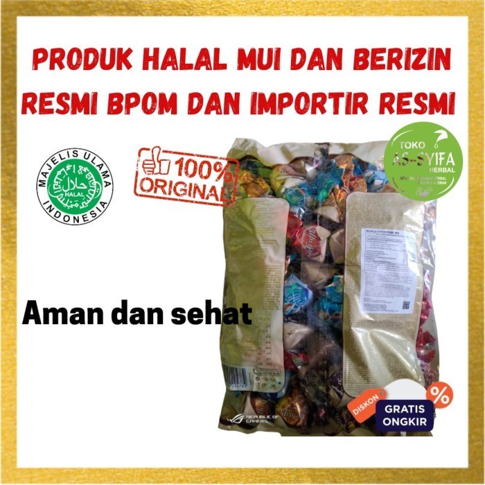 

Coklat Elvan Truffle 1 Kg Mix Coklat Turki Oleh oleh Haji Coklat Arab