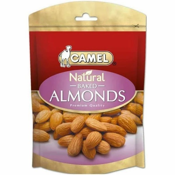 

CAMEL Natural Baked Almonds Premium - Kacang Almond Panggang 150gr