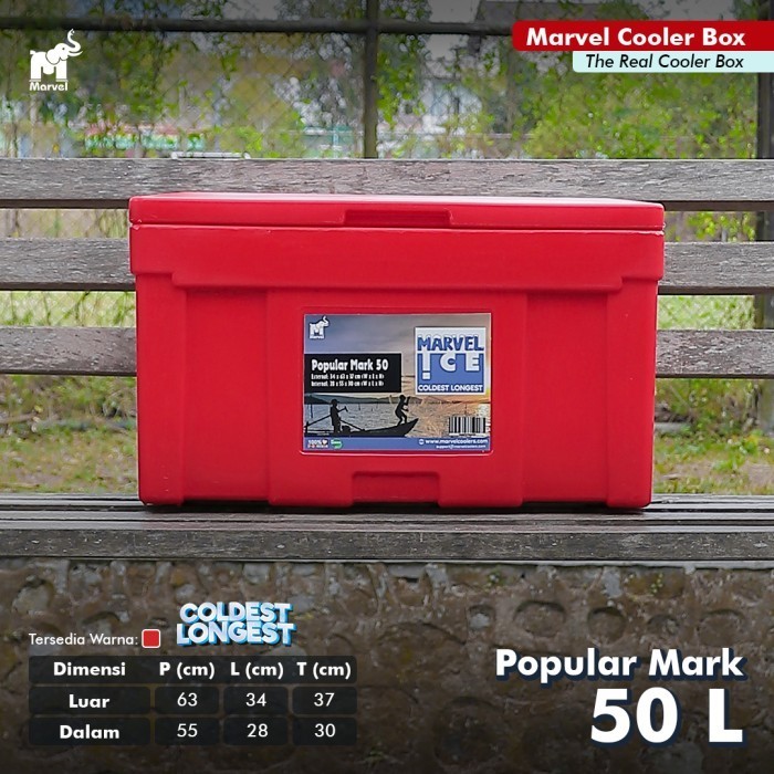 Marvelcooler 50 Ltr - Popular Mark (Coolbox - Icebox - Es Box)