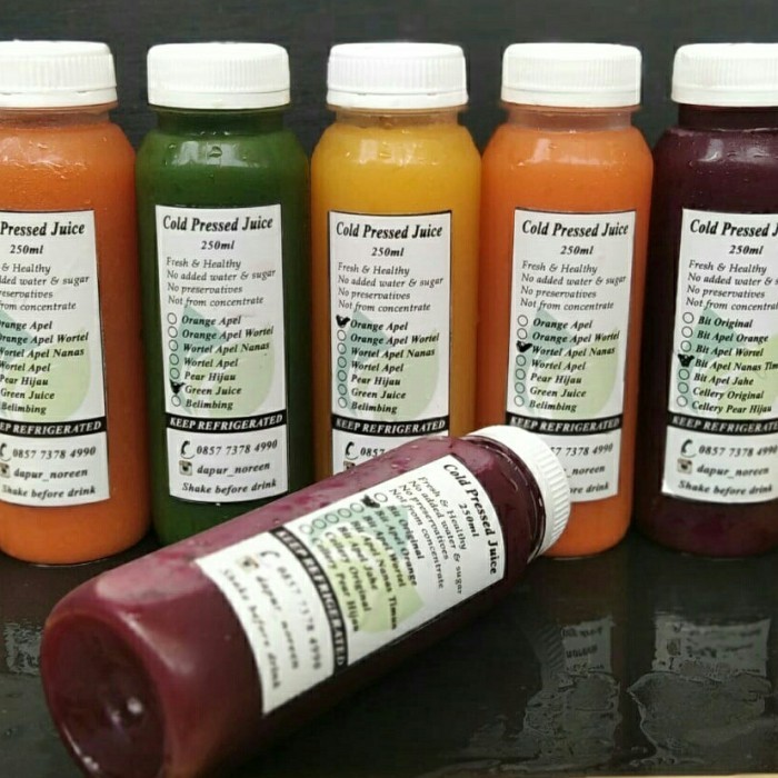 

Paket Juice Detox 6 botol (Cold Pressed Juice)