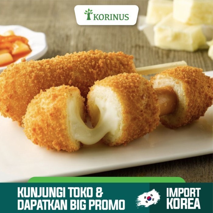 

K - 1 PACK (5PCS) Cheese & Fishcake Corn Dog 400gr